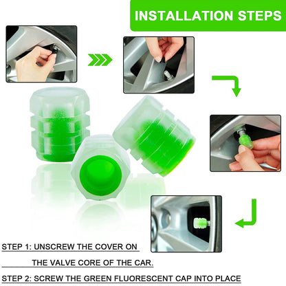Glow Car Tire Air