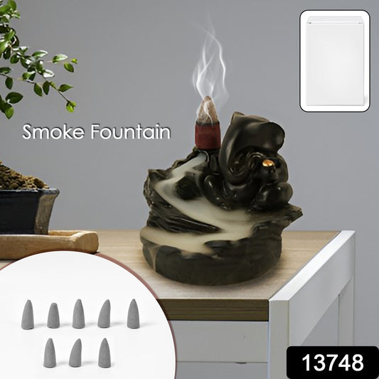 Shri Ganesh smoke fountain