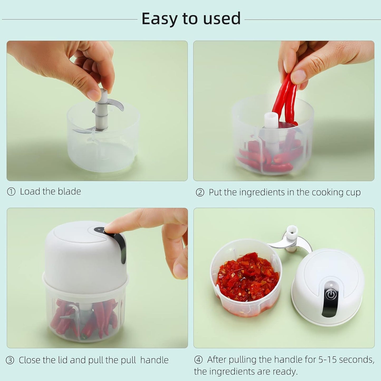 Mini Electric Garlic Chopper