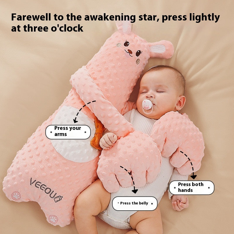 Cute baby sleeping hug toy