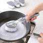 Liquid Dispenser Dish Clean Brush Scrubber