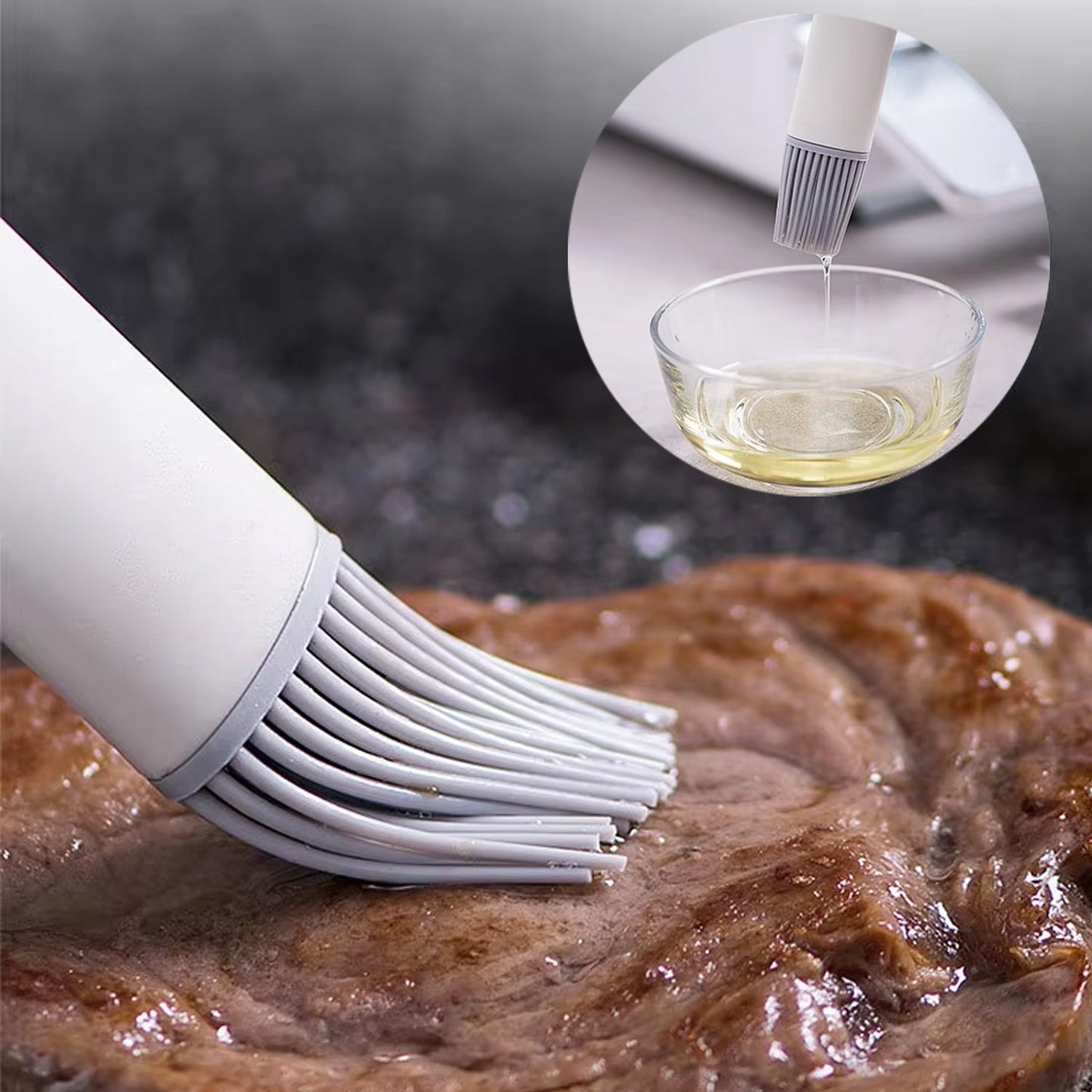 Bbq Meat Silicone Oil Brush (1 Pc)