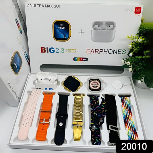 Smart combo ( Smart watch+Earphones) with Accessories
