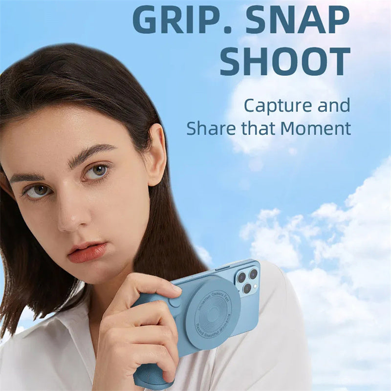 Multifunctional Magnetic Phone Camera Handle