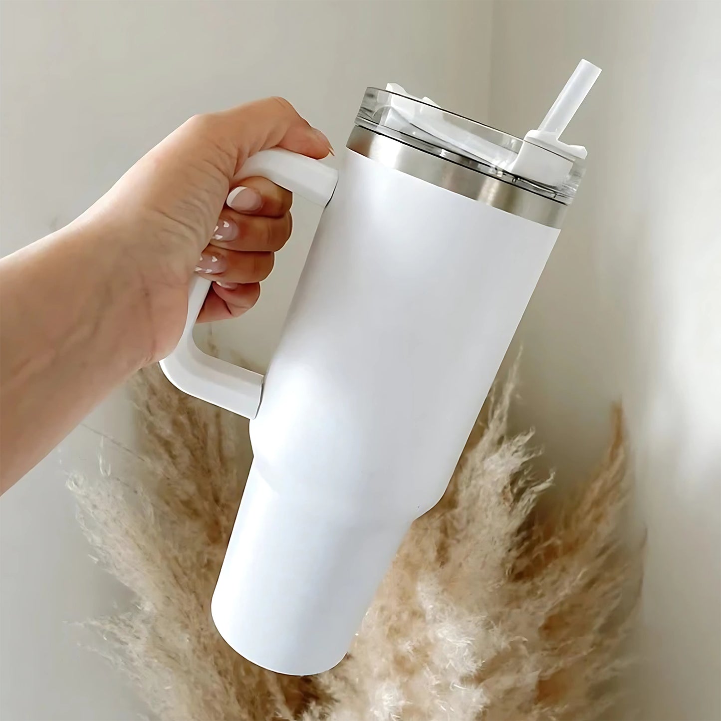 White Extra Large Insulated Travel Mug (1200ml - 1 Pc)