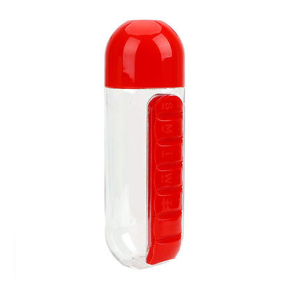 Water Bottle With Pill Organizer