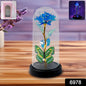 Led-powered Eternal Rose In Plastic Dome (1 Pc  Battery Not Included)