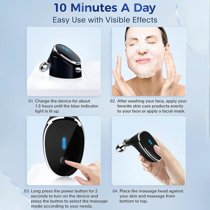 Microcurrent- Facial- Device  Massager Roller (1 Pc)
