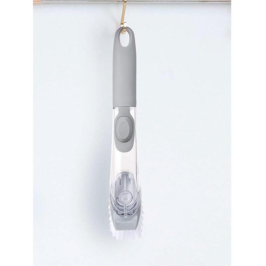 Liquid Dispenser Dish Clean Brush Scrubber