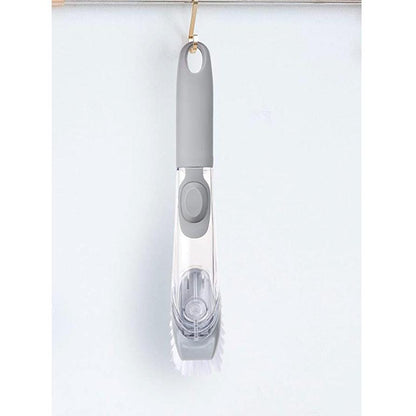 Liquid Dispenser Dish Clean Brush Scrubber