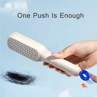 Self cleaning Hairbrush