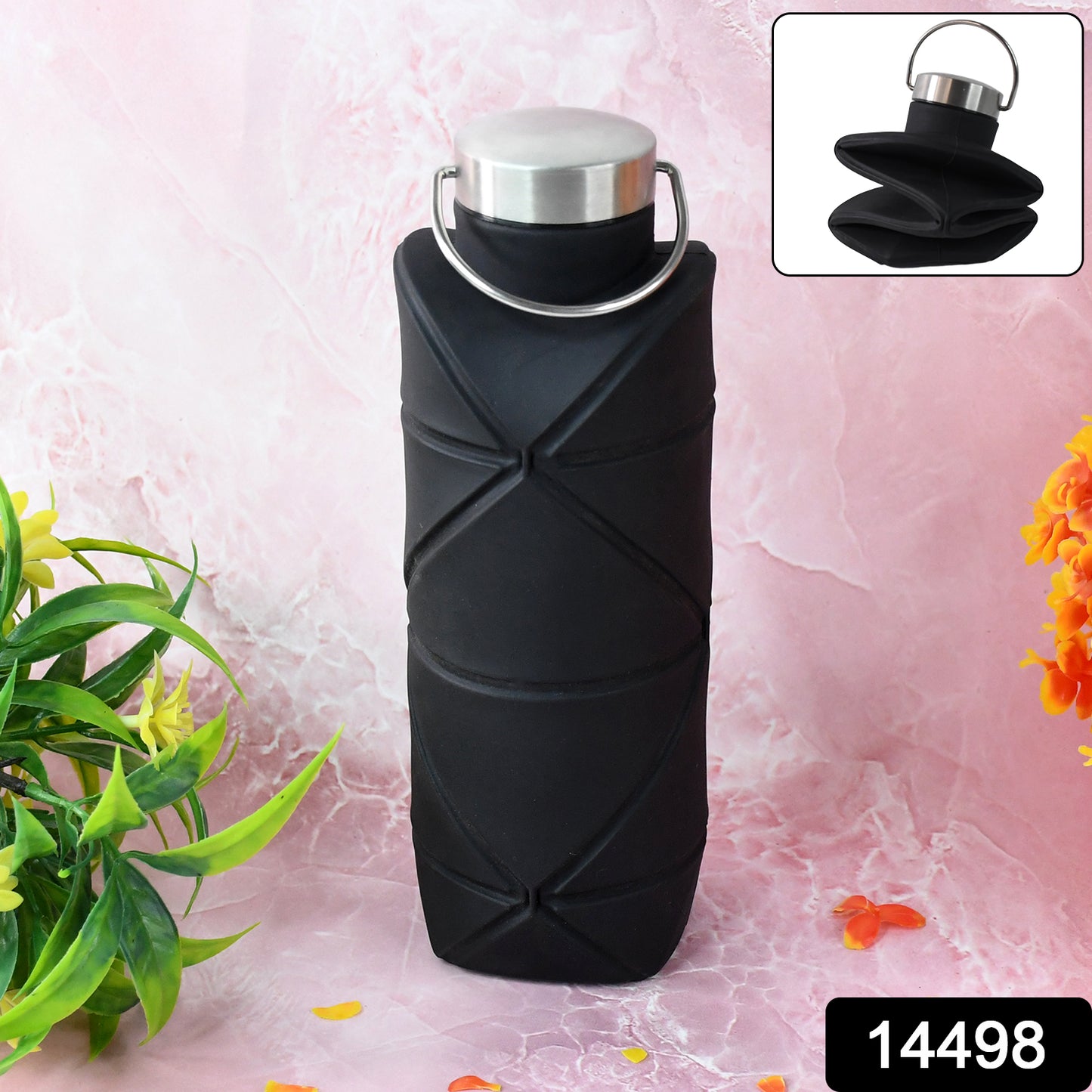 Collapsible Silicone Water Bottle